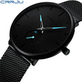 Luxury Men's Watch Japan Quartz Movement Alloy Case Acrylic Dial Window Water Resistant 30M Leisure Style Box Included