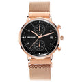 Fashionable Business Spherical Men's Women's Watch Water Resistant 10m Stainless Steel Mesh Strap Five-Hand Design Magnetic