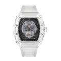 New High-Appearance Fashionable Non-Mechanical Transparent Skeleton-Style Men's Watch Quartz Silicone Pointer