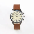 Best-selling Fashionable Business Alloy Minimalist Mens Watch Circular Pin Buckle Casual Vintage Pointer Dial Quartz