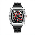 Custom High-end Men's Mechanical Watch Japan MIYOTA Citizen Movement 50m Water Resistant Stainless Steel Luminous Silicone 45mm