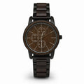 OEM Custom Logo Large Round Quartz Analog Glass Dial Alloy Case Stainless Steel Strap 43mm Splash Resistant Men Watch