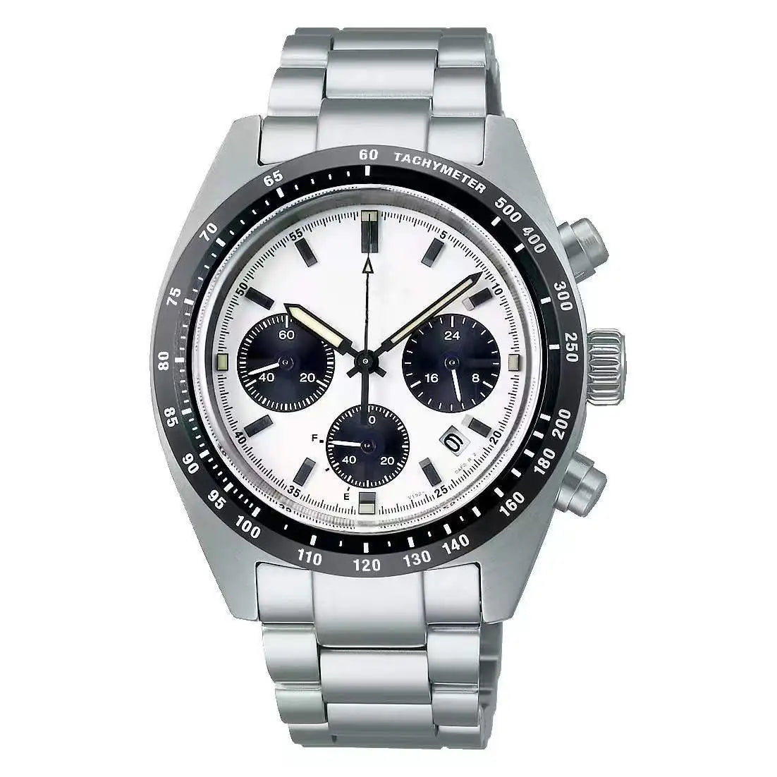 Eco-Friendly Stainless Steel Alloy Quartz Pointer Display Six-Hand Multifunction 40mm Men's Watch