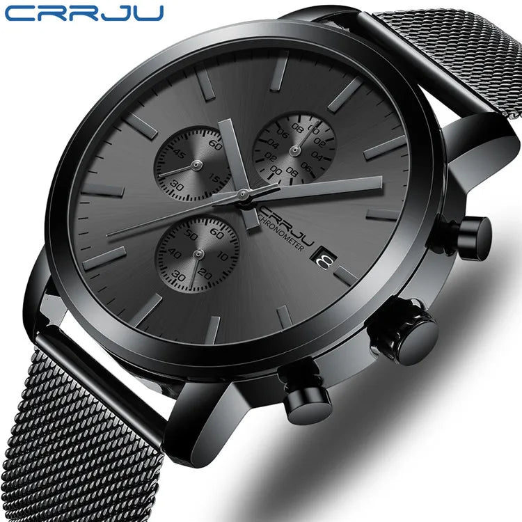Men's Watch Casual Business-Style Fashionable Distinctive Student Timepiece Simple Alloy Quartz