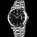 Wholesale Luminous Stainless Steel Calendar Watches Men 40mm Quartz Movement Business Style 10m Water Resistant 9mm New Arrival
