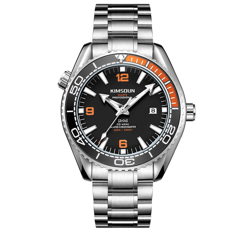 Cross-border Bestseller Premium Brand Mens Quartz Watch Luminous 30M Waterproof Business Alloy Case Wholesale