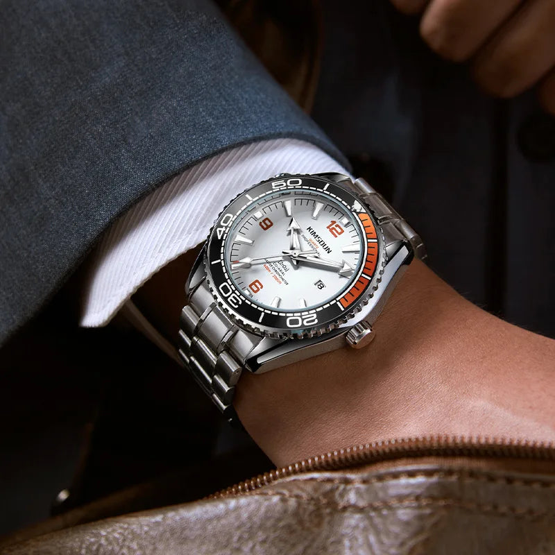 Cross-border Bestseller Premium Brand Mens Quartz Watch Luminous 30M Waterproof Business Alloy Case Wholesale