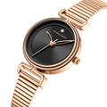 Cross-border New-style Womens Watch Fashionable Minimalist Light Luxury European American Retro Niche Stainless Steel Pointer