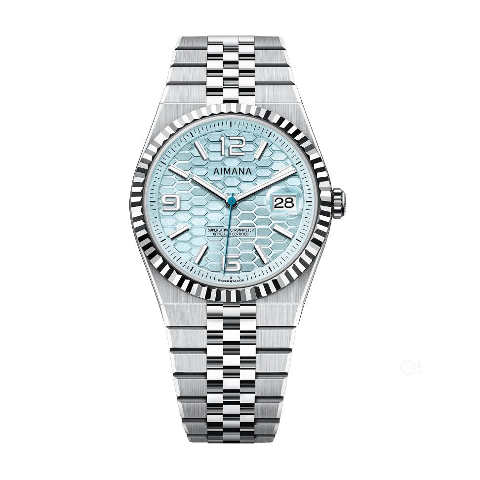 Landmark Series Log Luxury Men's Business Large 41mm Stainless Steel Waterproof Quartz Watch Pointer Dial 30M Water Resistance