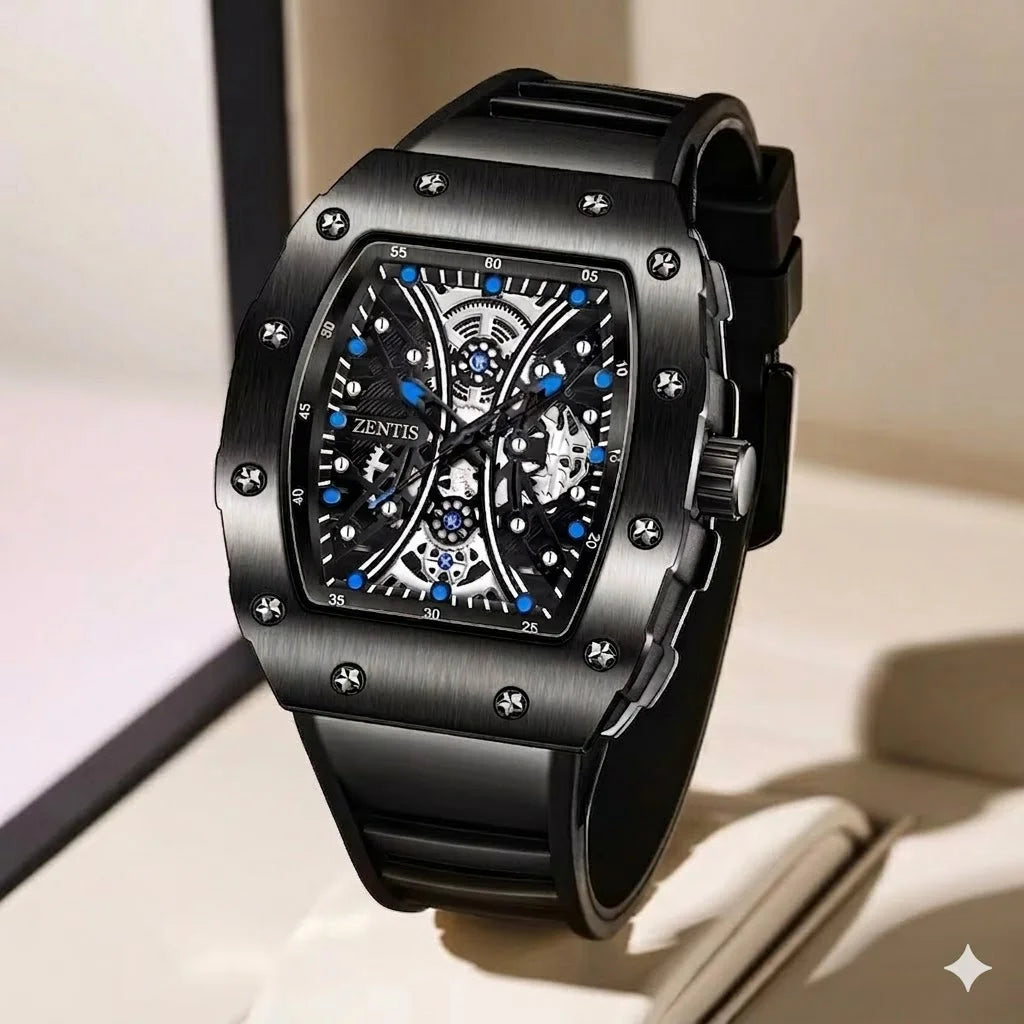 Watches Wholesale Waterproof Quartz Silicone 10mm Stainless Steel Case Pointer Trendy Men's 30M Water Resistant