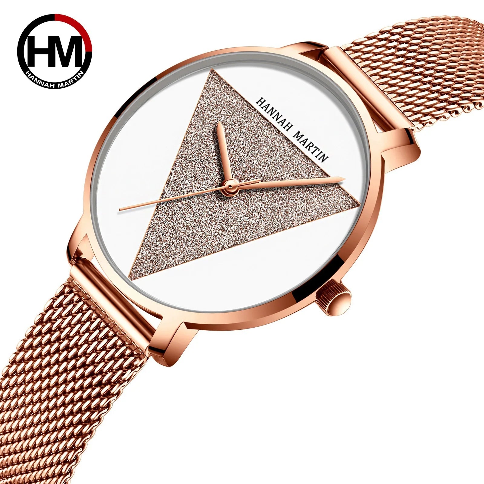 Japanese Quartz Movement Ladies Watch Alloy Case Stainless Steel Band Pointer Dial Leisure Style 33mm Water Resistant