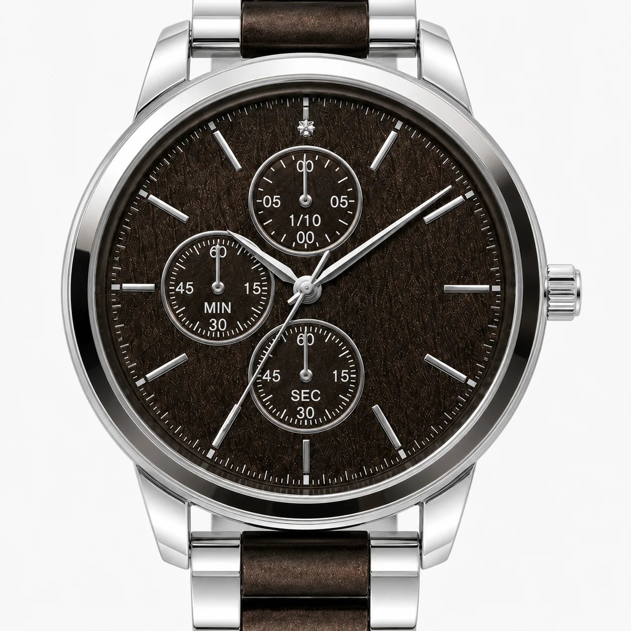 OEM Custom Logo Extra Large Round Quartz Analog Watch Alloy Case Glass Dial Metal Strap 45mm Wholesale Men