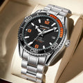 Cross-border Bestseller Premium Brand Mens Quartz Watch Luminous 30M Waterproof Business Alloy Case Wholesale