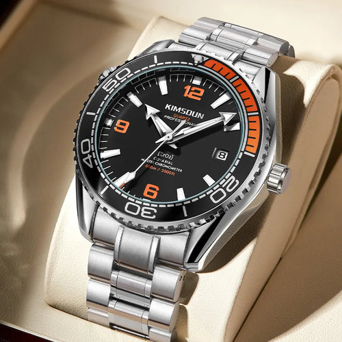 Cross-border Bestseller Premium Brand Mens Quartz Watch Luminous 30M Waterproof Business Alloy Case Wholesale