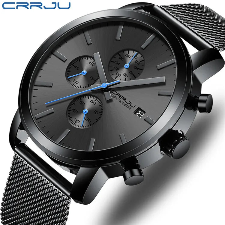 Men's Watch Casual Business-Style Fashionable Distinctive Student Timepiece Simple Alloy Quartz