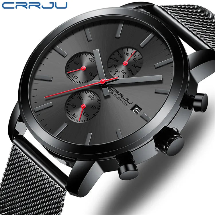 Men's Watch Casual Business-Style Fashionable Distinctive Student Timepiece Simple Alloy Quartz