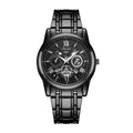 Official Movement Brand Men's Quartz Watch 40mm Alloy Luxury Waterproof Luminous Pointer Dial with Calendar and Stylish Design