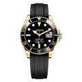 Men's Quartz Alloy Case Sports Diving Watch-Stainless Steel Band Water Resistant 30M Pointer Dial Date Display