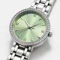 OEM Custom Logo Ladies Quartz Watch Alloy Case Glass Dial Splash Resistant Stainless Steel Buckle Metal Strap Wholesale Daily