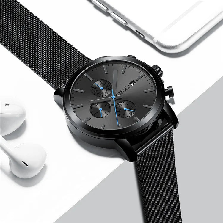 Men's Watch Casual Business-Style Fashionable Distinctive Student Timepiece Simple Alloy Quartz