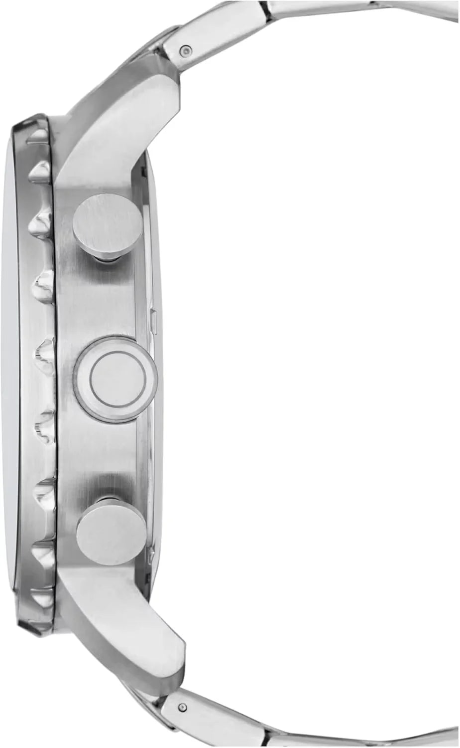 Men's Nate Quartz Analog Chronograph Oversized Stainless Steel Watch