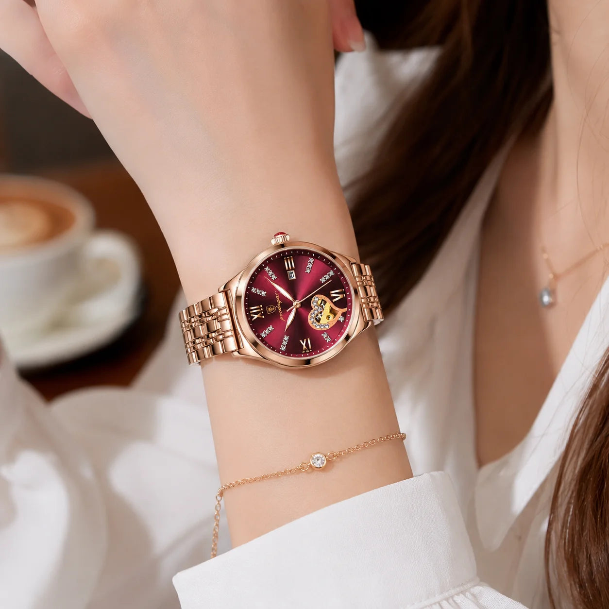 New Waterproof Luminous 31mm Pointer Leisure Ladies Watch Alloy Stainless Steel Band Quartz Movement 30M Water Resistant Korean