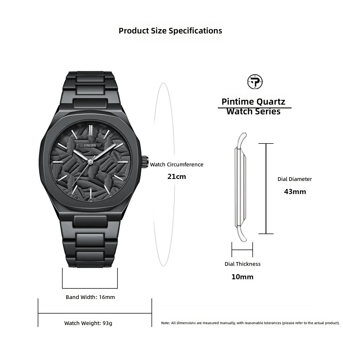 Luxury Fashionable Business Men's Watch Three-Dimensional Embossed Leaf Design Alloy Case 30M Water Resistant Quartz